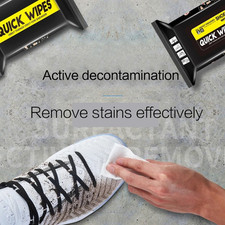 Shoe Cleaning Wipes, Sneaker Cleaner, Disposable, Portable, Shoe Care.