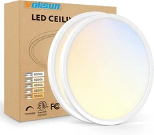 2Pack Led Flush Mount Ceiling Light Lamp Surface Fixture 3000K 4000K 6500K 5 CCT