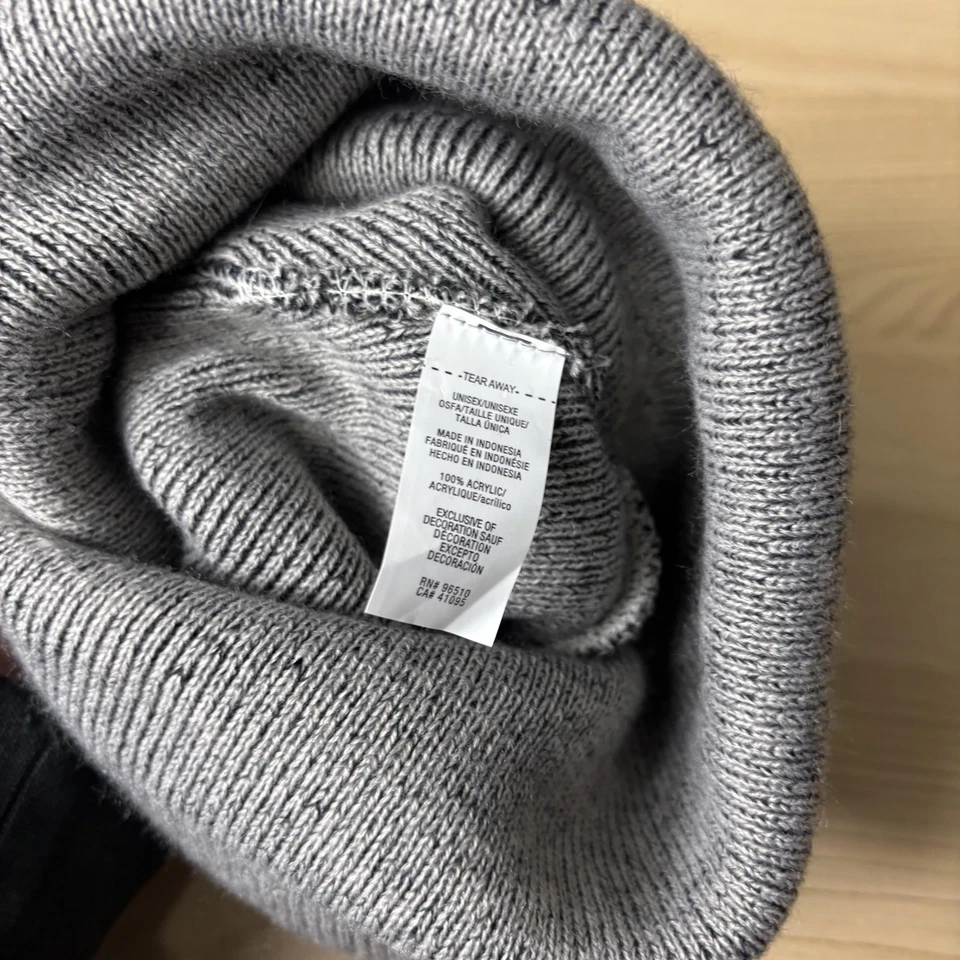 Sombrero Under Armour Gorro Puños Talla Única Gris Brezo Tejido Parche Logo Para Hombres Invierno Foto 4 de 4