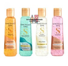4 X Sanctuary Spa Body Wash Signature Aqua Serenity Rose Lily Golden Sandalwood