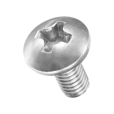 Machine Screws Phillips Head(M2.5-0.45x5) 500Pcs, Silver