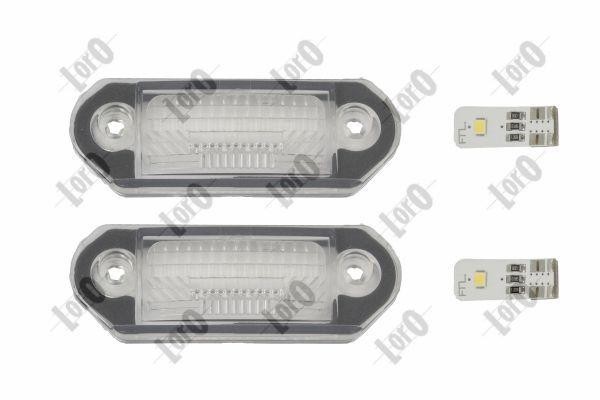 ABAKUS License Plate Light 048-03-905LED LED For Skoda VW, Pair