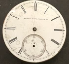 Antique 1876 Elgin Grade 46 Pocket Watch Movement Parts Good Balance 14s 15j USA