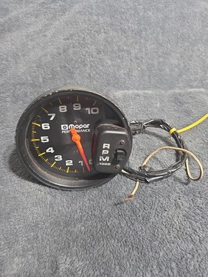 Vintage Mopar Performance Tachometer Untested
