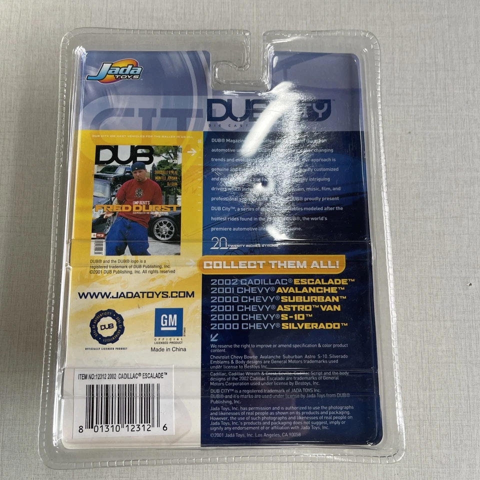 Cadillac Escalade 2002 blanco escala 1/64 Jada Dub City Foto 2 de 2