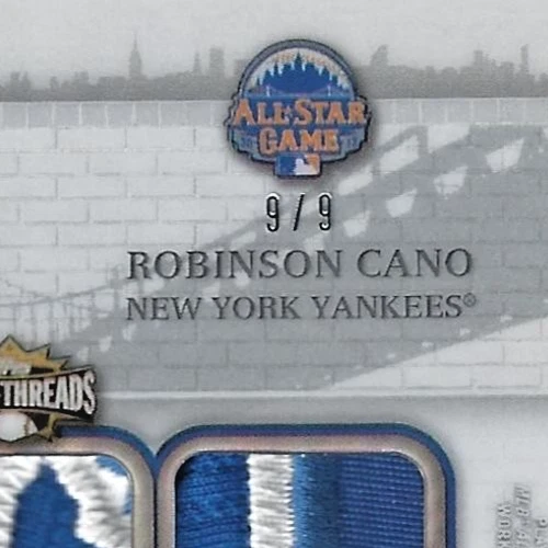 Robinson Cano 2014 Topps Triple Treads All Star Patches Triple Patch 9/9 💲 - Imagem 2 de 3
