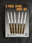 Vintage Aro Samurai Japan Stainless Steel 6 Piece Steak Knife Set Model AR-1431 — photo 1