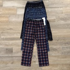 Calvin Klein Kids Boys' Super Soft Brushed Micro Pajama Pant 3-Pack Large 10/12