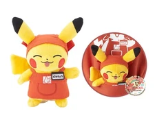 Presale PikaPika Mart Pikachu Plush Supermarket Staff Ver Pokemon Center Japan