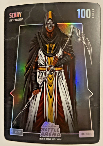 Terry McLaurin 2026 Bo Jackson Battle Arena Scary Battlefoil Steel Card!!