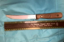 Chicago Cutlery 61S Boning Butcher Knife Wood Handles 6” Blade Go