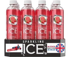 Sparkling Ice Strawberry Watermelon 12x500ml Vitamin Water No Sugar