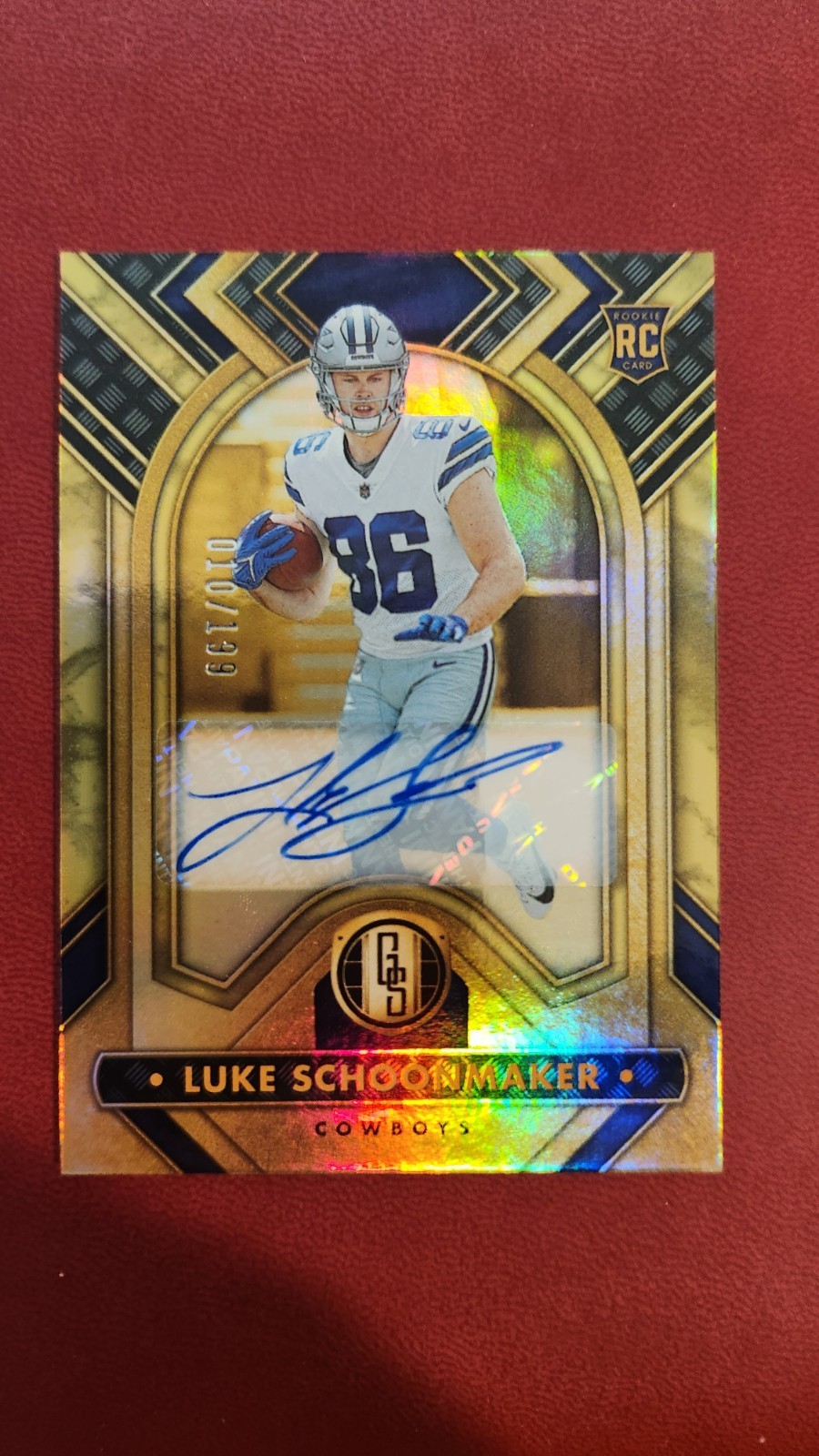 Luke Schoonmaker Panini Gold Standard #164 Autograph