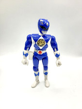 Power Rangers Action Figure Blue Ranger w Holster 8" 1994 Bandai