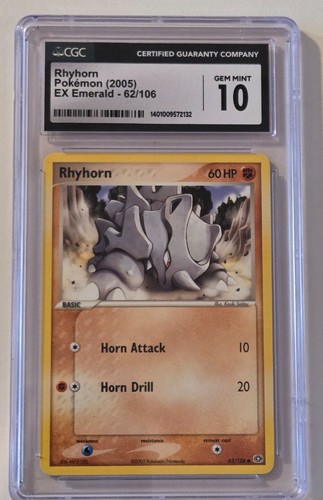 Rhyhorn graded CGC 10 for sale on eBay