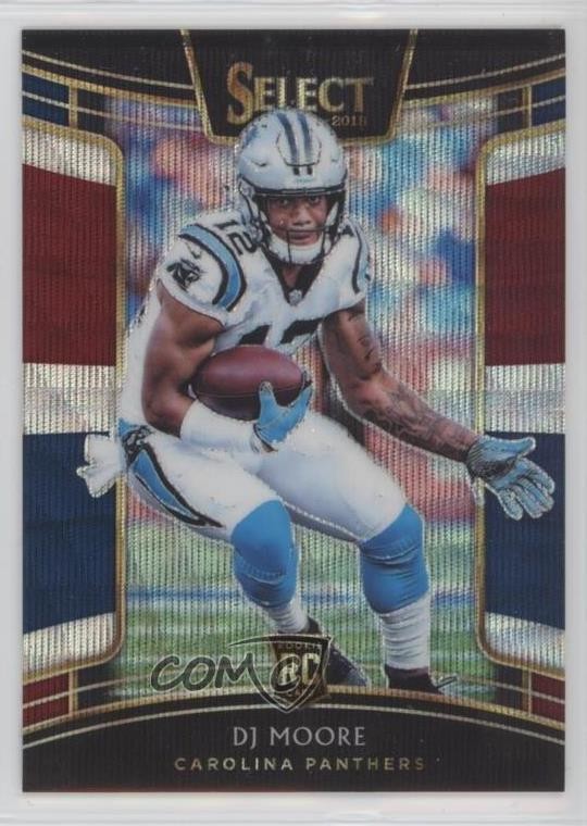 2018 Panini Select Concourse Tri-Color Prizm 114/199 DJ Moore #84 4f5