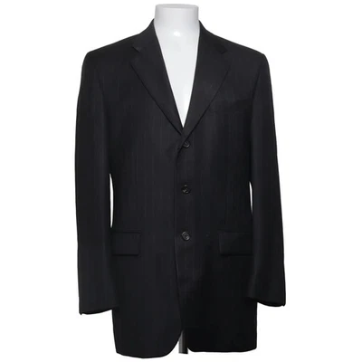 Ralph Lauren, Blazer, Größe: L, Schwarz, Kaschmir/Wolle, Nadelstreifen #m0F - Bild 1 von 4