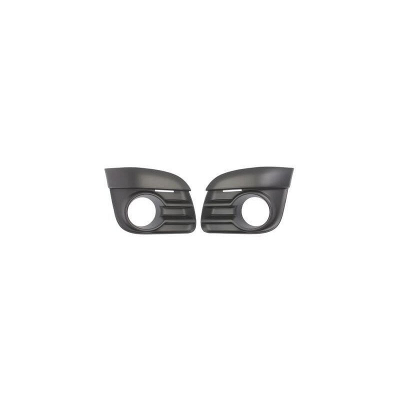 Grille pare-choc avant Citroen C2 phase 2 avec antibrouillard noir abs