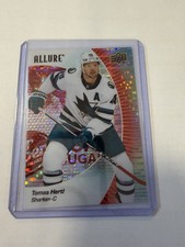 2023-24 Upper Deck Allure Tomas Hertl Red Rainbow Prism #91 San Jose Sharks