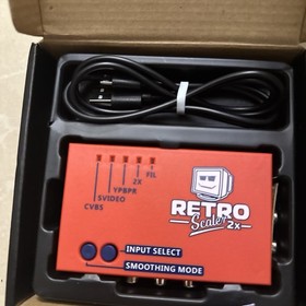 RetroScaler2x AV to HDMI Up-Scaler Converter Line-Doubler Retro Consoles Tink