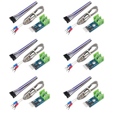 MAX6675 Thermocouple Temperature Sensor Module with K Type 6pcs