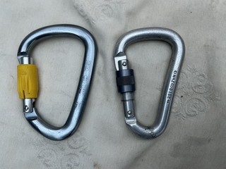 Carabiners 1 Petal Williams & 1 D.M.M. Wales.