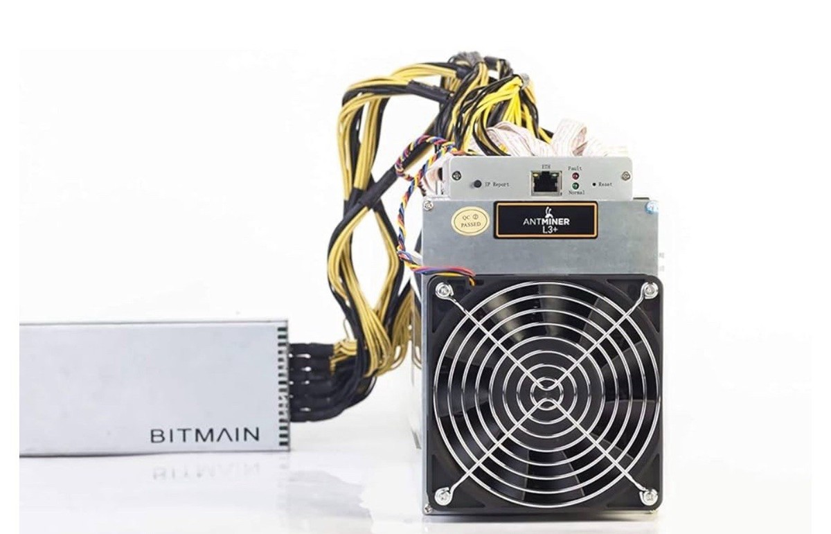 Bitmain Antminer L3+ (504m) With Bitmain APW3 1600w Power Supply