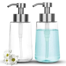 Soap Dispenser, Glass Hand Soap Dispenser with Rust Proof Pump, 16oz Liquid S...