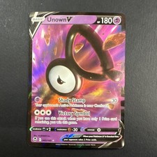 Nintendo Unown V Holo Psichico 180 PV 065/195 Carta Pokémon EN 2021
