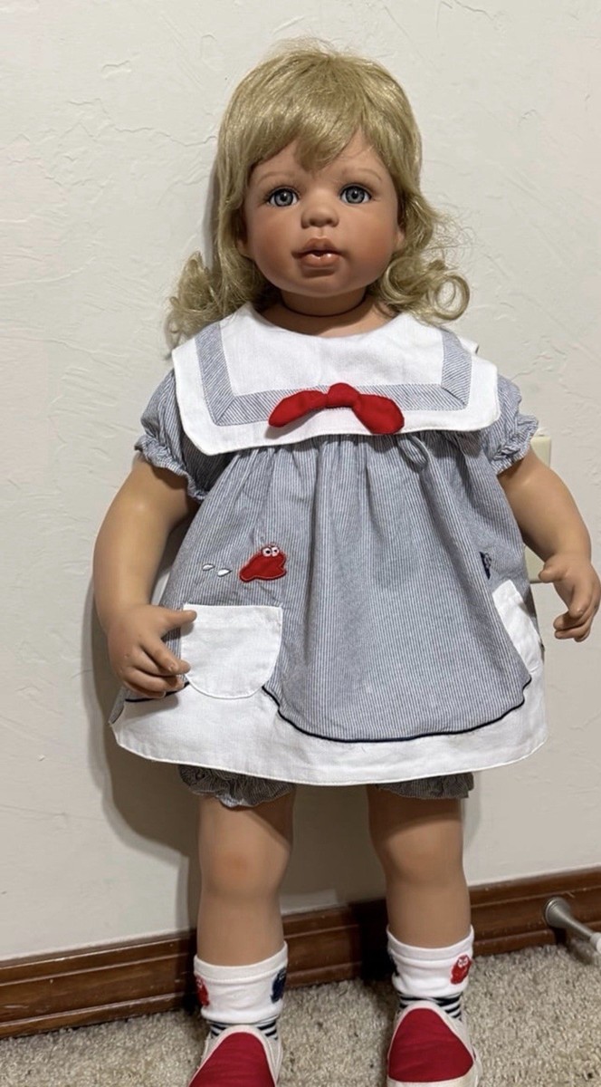 Masterpiece Doll Monika Levenig-KATRIN-porcelain 26 inches tall | eBay