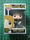 Funko Pop! Rocks Kurt Cobain #65 Nirvana Vinyl Figure Blue Guitar 2017 In Box