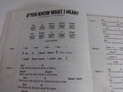 The Best Guitar Chord Song Book Ever Parts 1 - 4 Music Oasis Beatles Pulp Weller - Picture 5 of 8