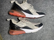 Nike Air Max 270 Women  s Black Light Bone Sneakers Size 7 Shoes AH2689-014