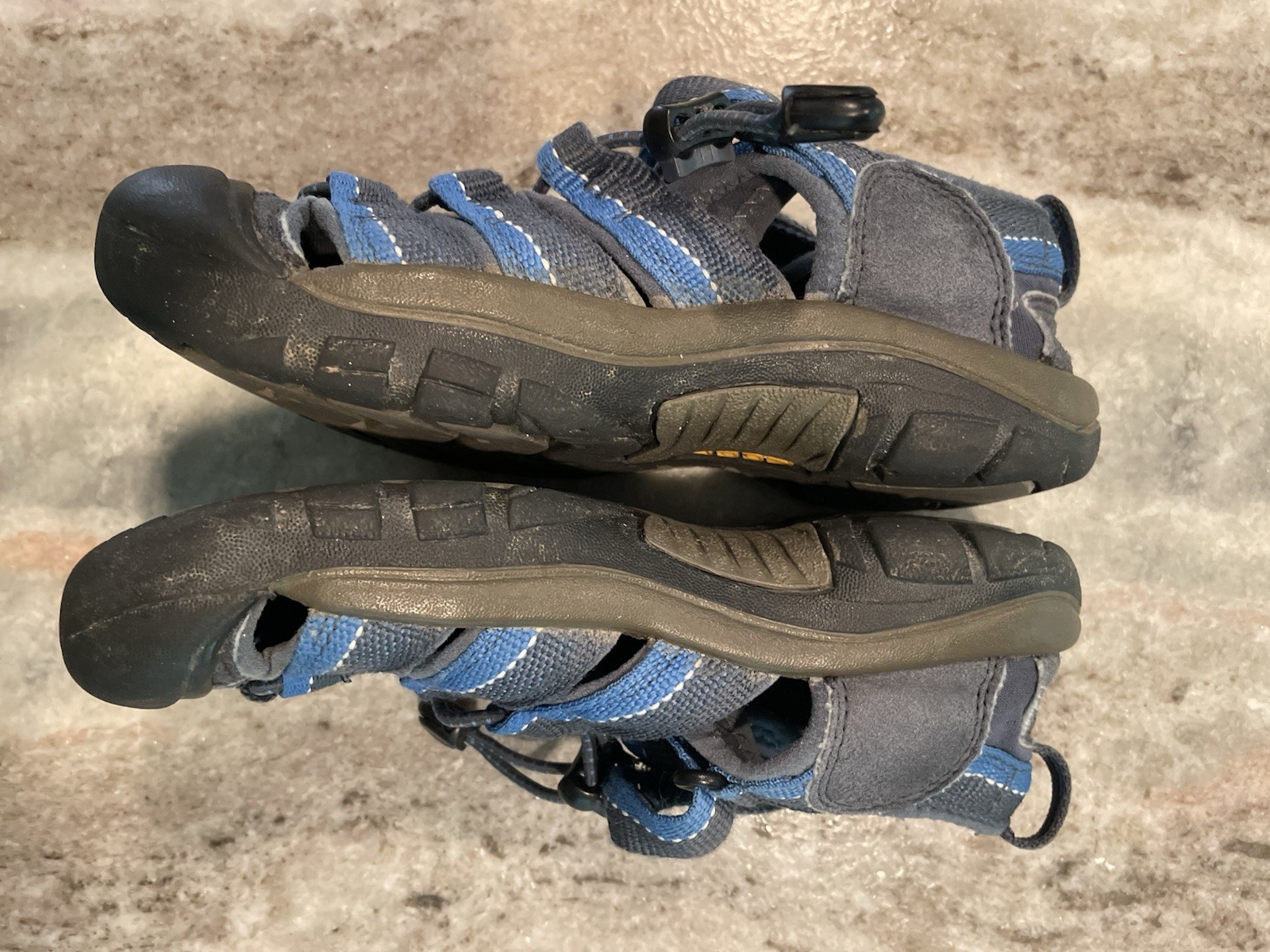 Sandali da bambino KEEN Newport H2 blu impermeabili scarpe ibride da trekking giovani taglia 1