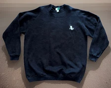 Coca-Cola Sweatshirt Black Pullover Crew Neck Sweat Shirt Men's Size 3XL