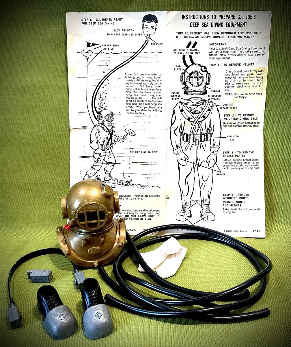 再値下げしました【新品未開封】G.I.ジョー ディープシーダイバー ハズブロ製 Deep Sea Diver G.I. Joe Military & Adventure Action Figures 1964