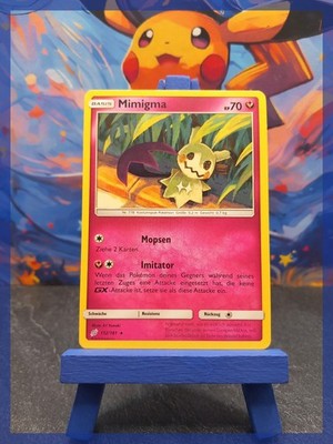 Pokémon Karte I Mimigma 112/181 I Team Up I Deutsch I EXC-GD