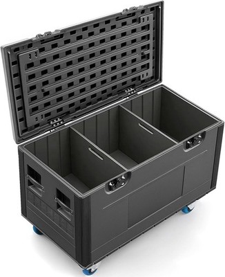 Sound Town Heavy-Duty ATA Utility Storage Cable Trunk Road Case with 4'' Casters