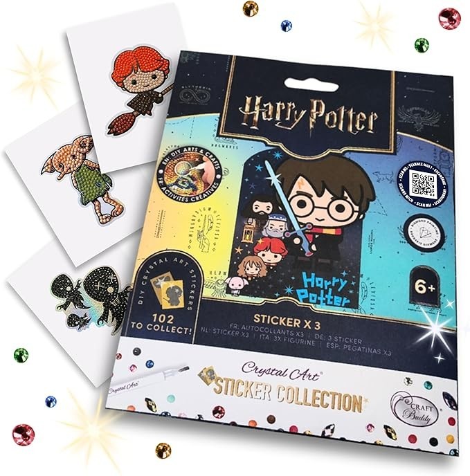 Crystal Art Harry Potter Sticker Pack Size 11 - Image 3
