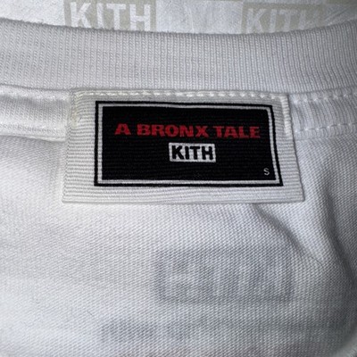 前橋 everyone luxury cotton back logo XL Kith x A Bronx Tale Can't Leave Vintage Tee | White | Size S Brand