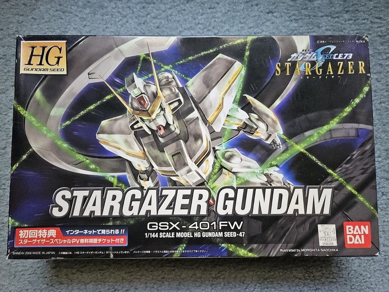 Bandai Stargazer Gundam Seed C.E. 73 HG 1/144 Rare 1st print JP Ver. US Seller
