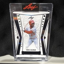 2025 Leaf Spectacular Vince Coleman St. Louis Cardinals 1/1 #64 