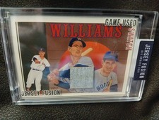 Ted Williams - Game Used Swatch - Jersey Fusion All Sport 2021 Edition #JF-TW65