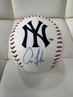 ⚾️ Aaron Judge Signed New York Yankees Logo Baseball TAA COA 725