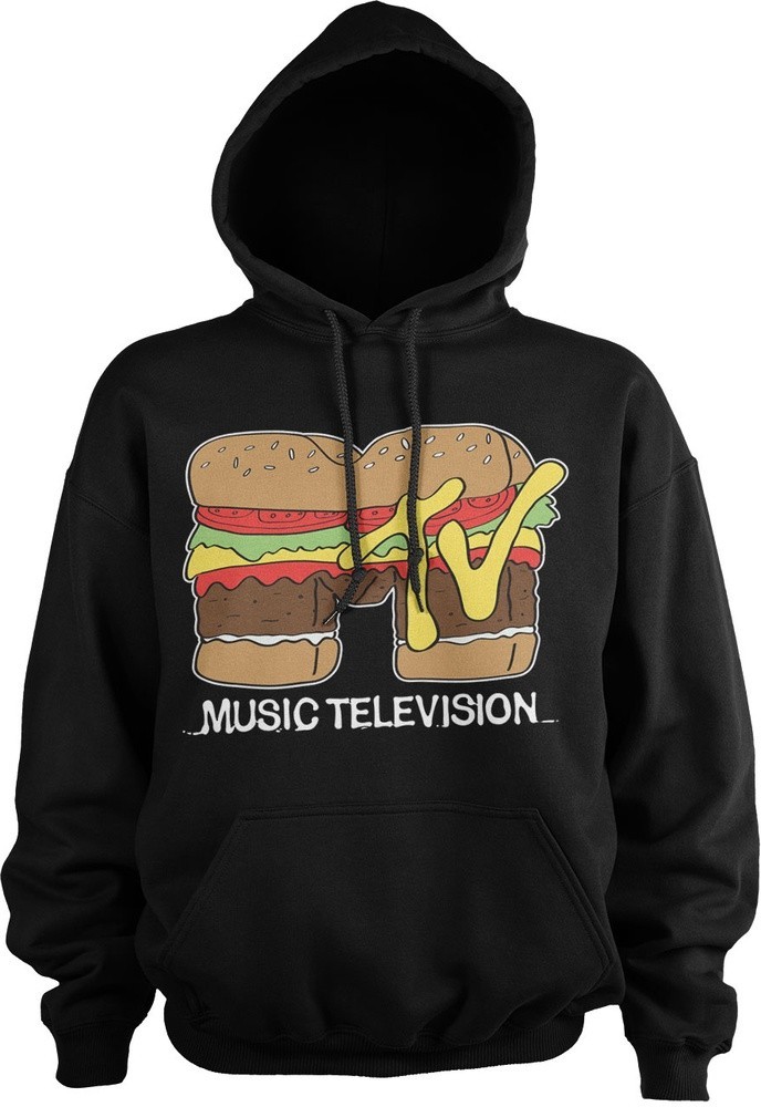 MTV Hamburger Hoodie Black