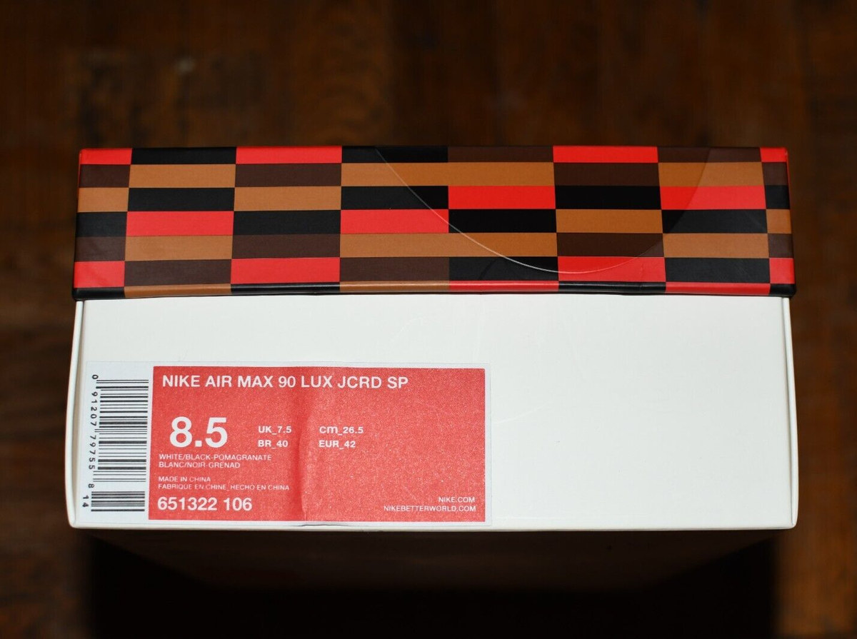NIKE AIR MAX 90 LUX JCRD SP ROUNDEL LONDON UNDERGROUND MENS SHOES