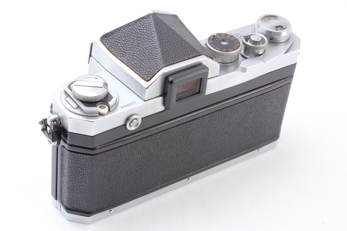 MINT] Nikon F Eye Level Silver 35mm SLR Film Early model Camera