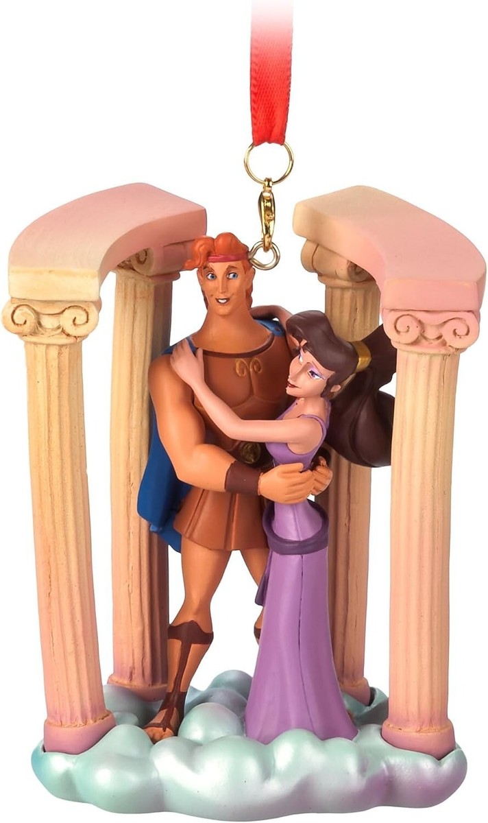 New Disney Store Sketchbook Ornament Hercules and Megara Christmas