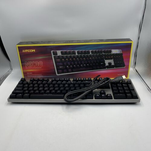 KITCOM NK30 RGB Wired Gaming Keyboard Rainbow Backlit Mechanical Keyboard PC