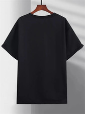 Men's Creative Tops, Casual Short Sleeved Round Neck T-shirts, Summer Outdoor Me